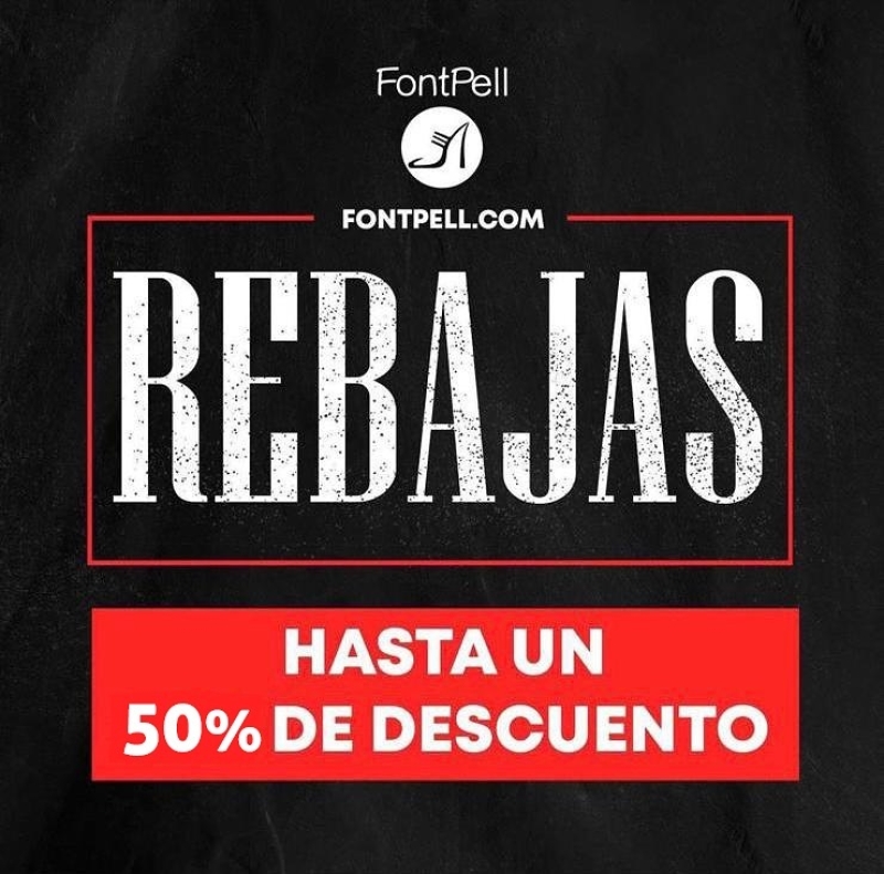 Estamos de REBAJAS Las mejores marcas con descuento. Hasta el -50% dto En tienda 